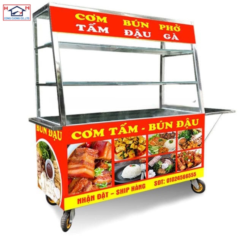 Nên mua tủ bán cơm inox nếu bạn có lượng khách đông.