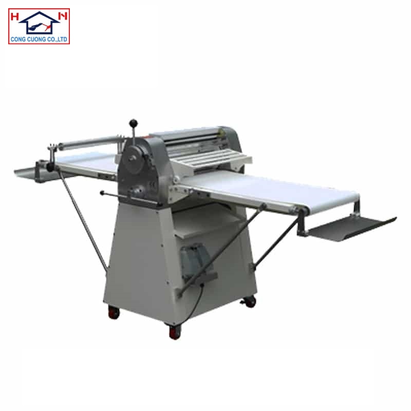 Máy se bột bánh mì 2 băng tải.
