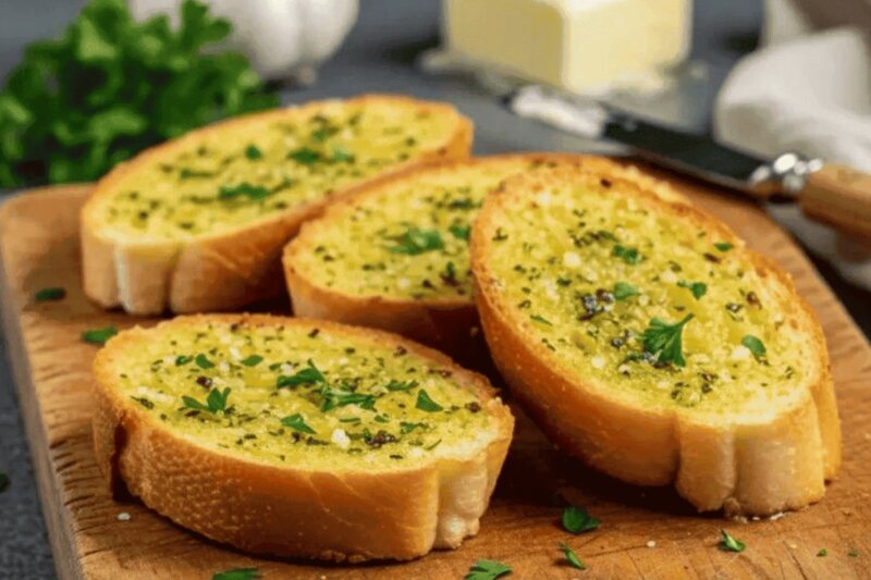 bánh mì nướng bơ tỏi